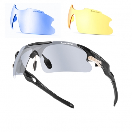 Okulary sportowe LOZANO LZ-109A Wymienne Szkła i Polaryzacja