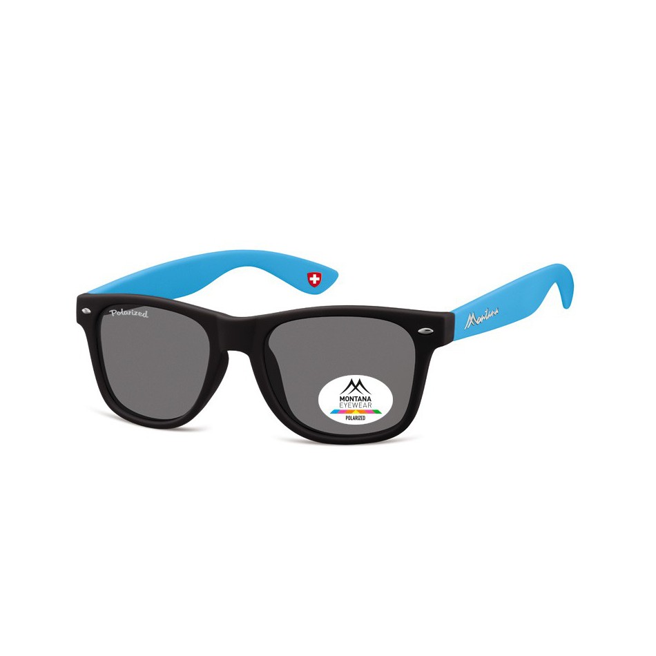 Okulary nerdy  Montana MP40D niebieskie polaryzacyjne
