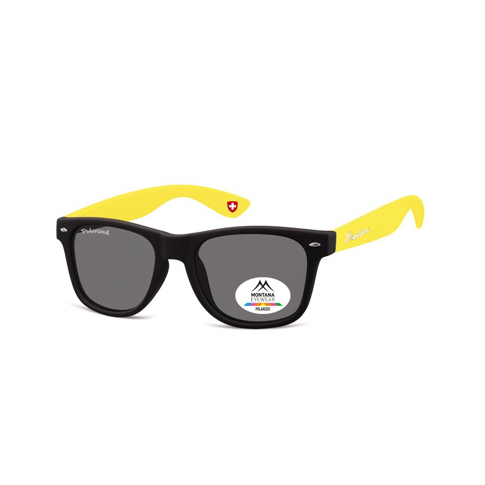 Okulary nerdy  Montana MP40F żółte polaryzacyjne