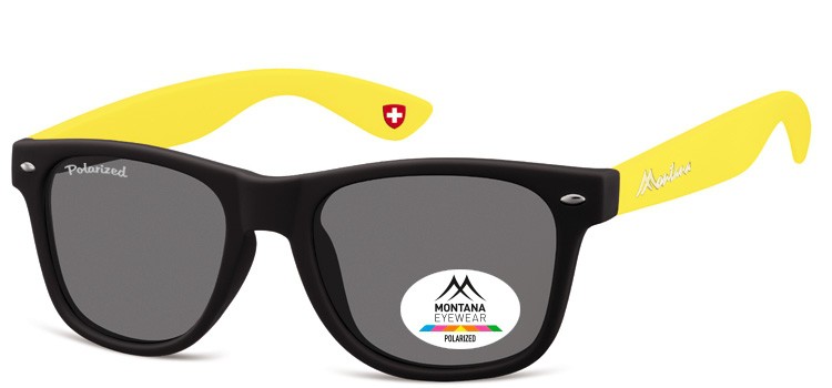 Okulary nerdy  Montana MP40F żółte polaryzacyjne