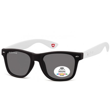 Okulary nerdy  Montana MP40G białe polaryzacyjne