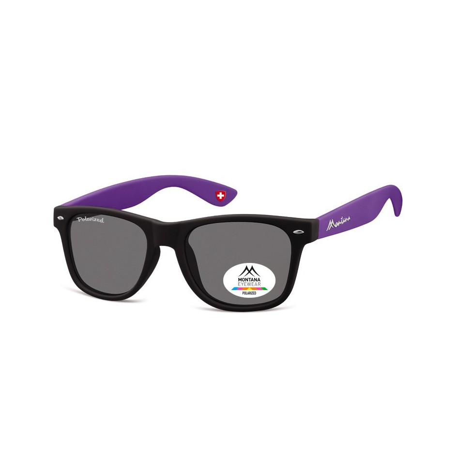 Okulary nerdy  Montana MP40H fioletowe polaryzacyjne