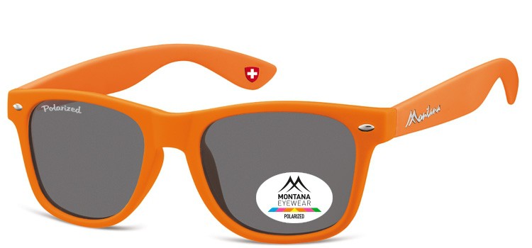 Okulary nerdy  Montana MP40I pomarańczowe polaryzacyjne