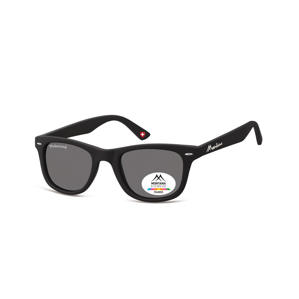 Okulary nerdy  Montana MP41 czarne polaryzacyjne