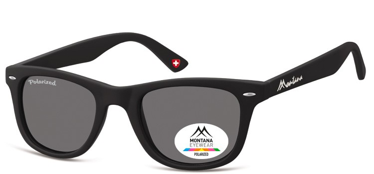 Okulary nerdy  Montana MP41 czarne polaryzacyjne