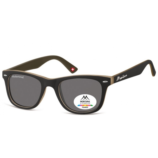 Okulary nerdy  Montana MP41D beżowe polaryzacyjne