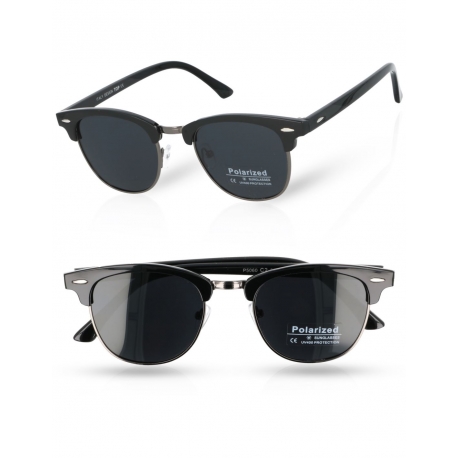 Okulary przeciwsłoneczne półramki z polaryzacją Unisex POL-5060B