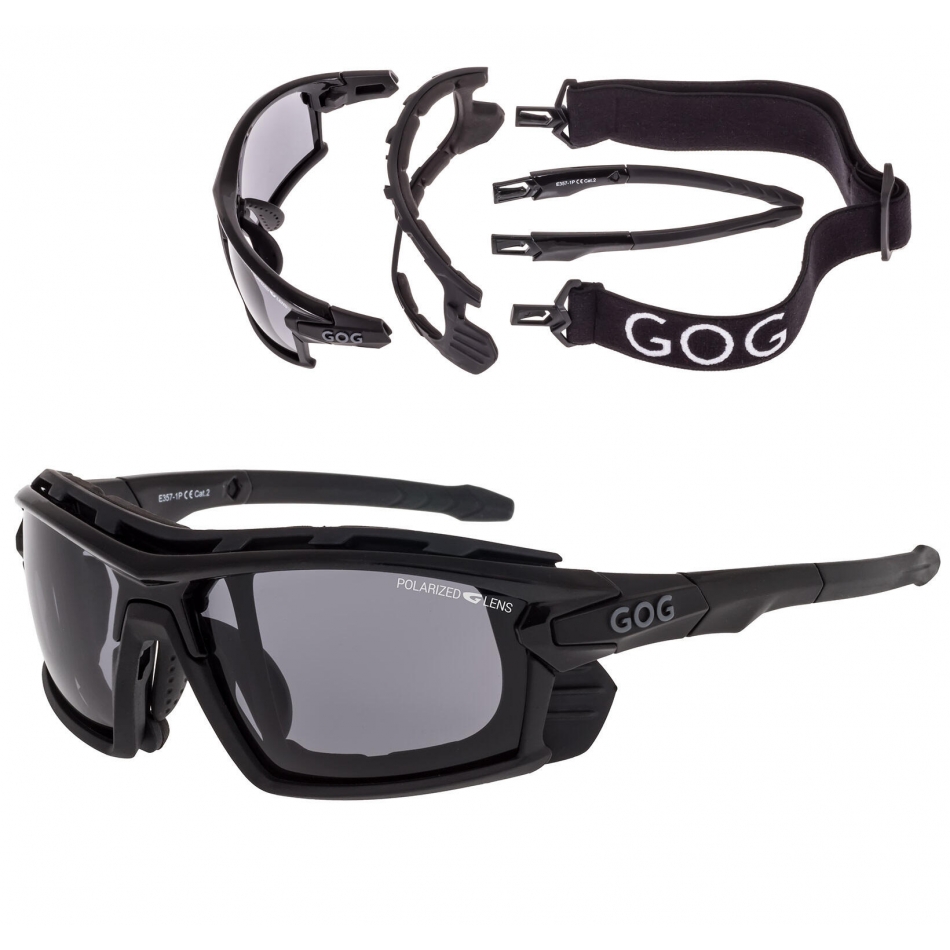 Sportowe okulary przeciwsłoneczne z polaryzacją GOG E327-1P