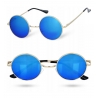 Okulary Lenonki przeciwsłoneczne okrągłe hippie retro T3310E