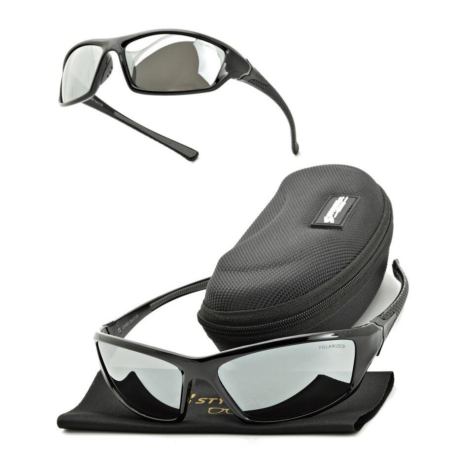 Męskie sportowe okulary lustrzane przeciwsłoneczne z polaryzacją SPD122LC