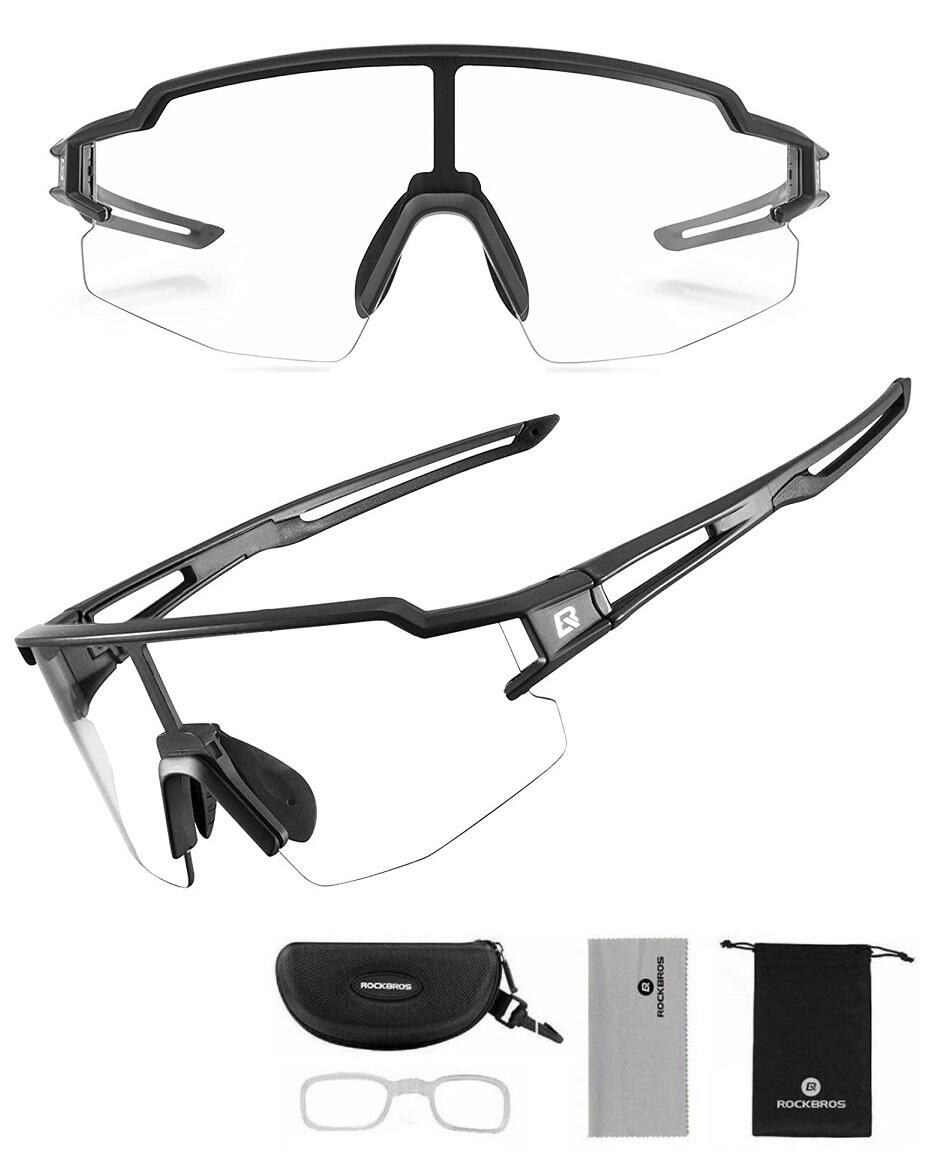 Okulary rowerowe przeciwsłoneczne z fotochromem ROCKBROS 10175