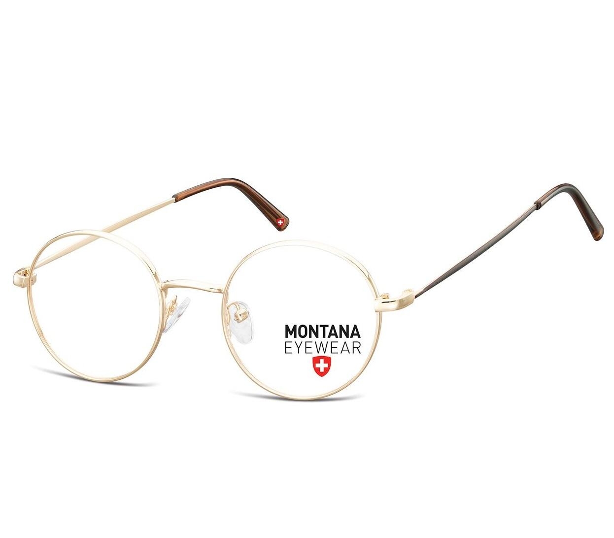 Oprawki korekcyjne okulary optyczne lenonki MM584C złoty