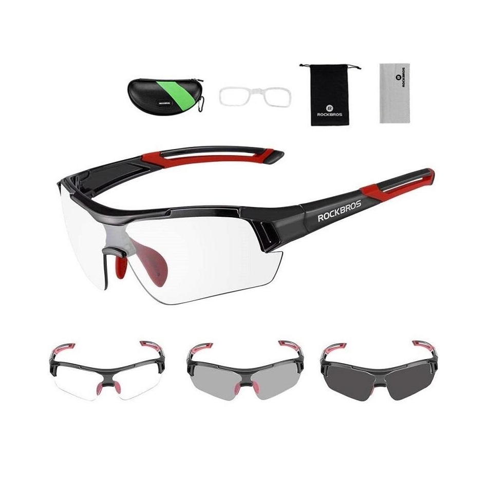 Okulary sportowe przeciwsłoneczne z fotochromem i wkładką korekcyjną ROCKBROS 10112