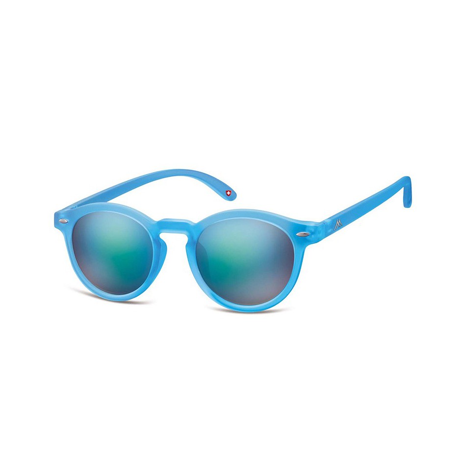 Okulary lenonki Montana MS28C niebieskie lustrzanki