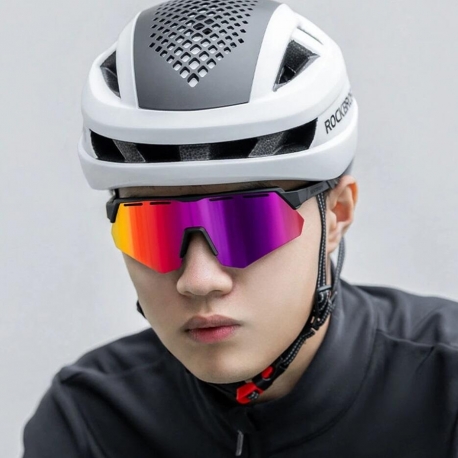 Okulary przeciwsłoneczne rowerowe - 4 wymienne soczewki + wkładka korekcyjna ROCKBROS