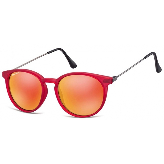 Okulary Montana MS33B czerwone lenonki lustrzanki