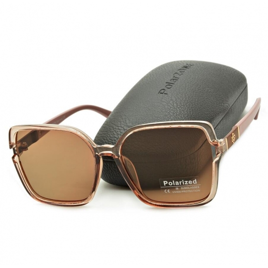Damskie okulary przeciwsłoneczne z filtrem UV400 i polaryzacją POL-73104B