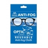 Ściereczka AntiFog zapobiegająca parowaniu okularów i obiektywów do 200 użyć - Działa 24h