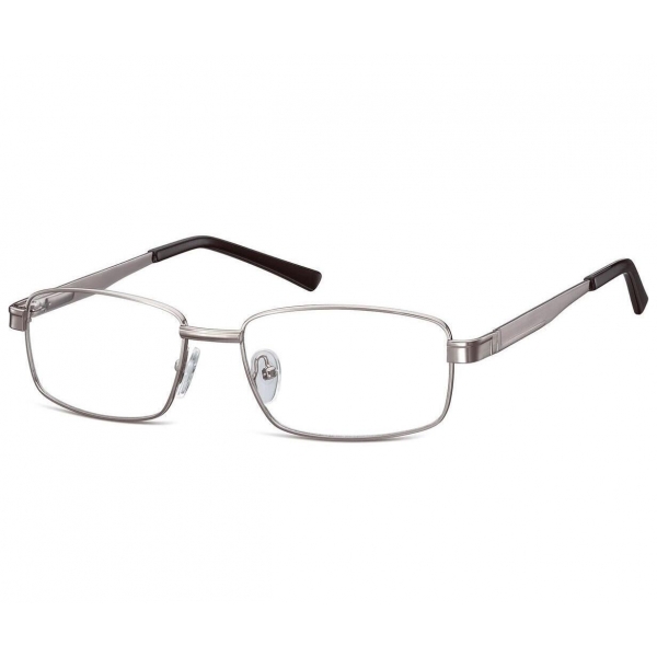 Oprawki korekcyjne zerówki okulary metalowe 639A szare