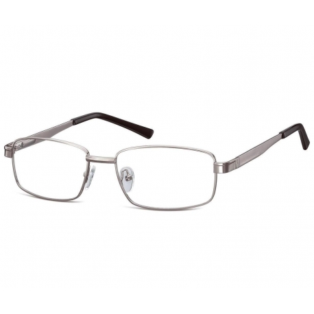 Oprawki korekcyjne zerówki okulary metalowe 639A szare