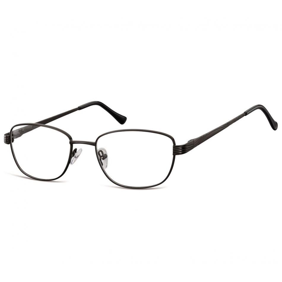 Oprawki korekcyjne zerówki okulary metalowe 796 czarne