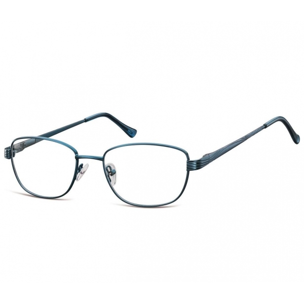 Oprawki korekcyjne zerówki okulary metalowe 796B niebieskie
