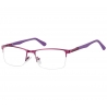 Żyłkowe oprawki korekcyjne zerówki okulary unisex 996E fioletowy