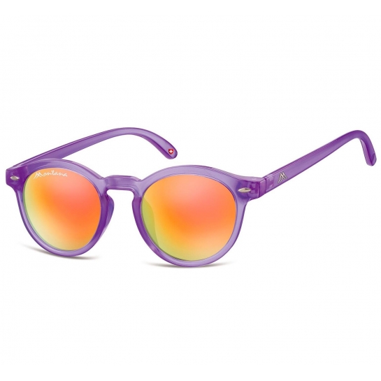 Okulary przeciwsłoneczne lenonki z filtrem UV400 fioletowe SS28E