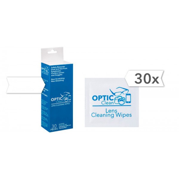 Chusteczki do okularów OPTIC Clean - 30szt PDCW30