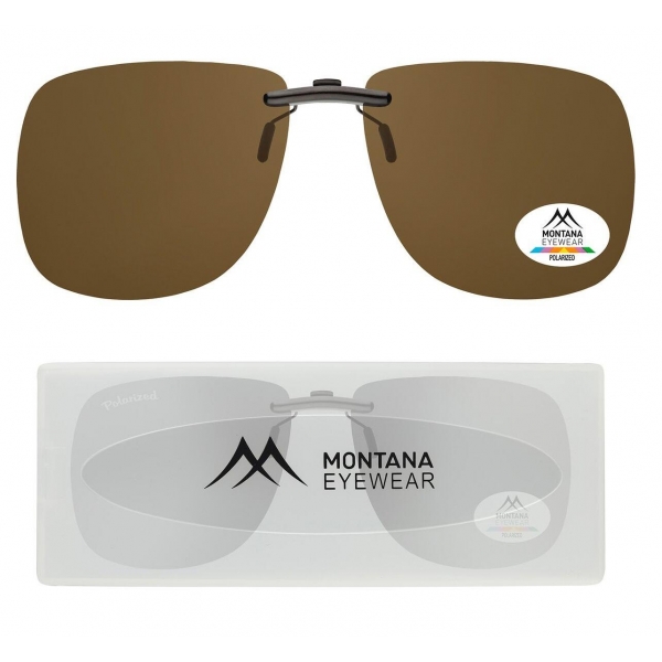 Nakładki przeciwsłoneczne z polaryzacją na okulary korekcyjne Montana C1B