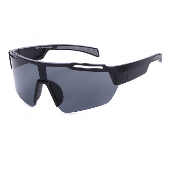 Sportowe okulary przeciwsłoneczne z filtrem UV400 czarne SVM-10