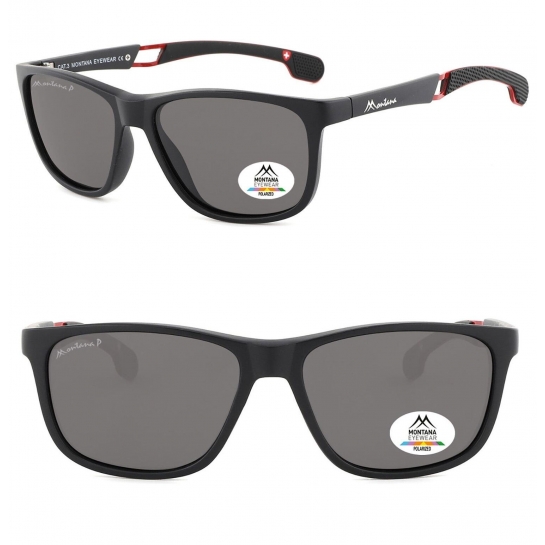 Męskie okulary przeciwsłoneczne z filtrem UV400 i polaryzacją SP315 czarne