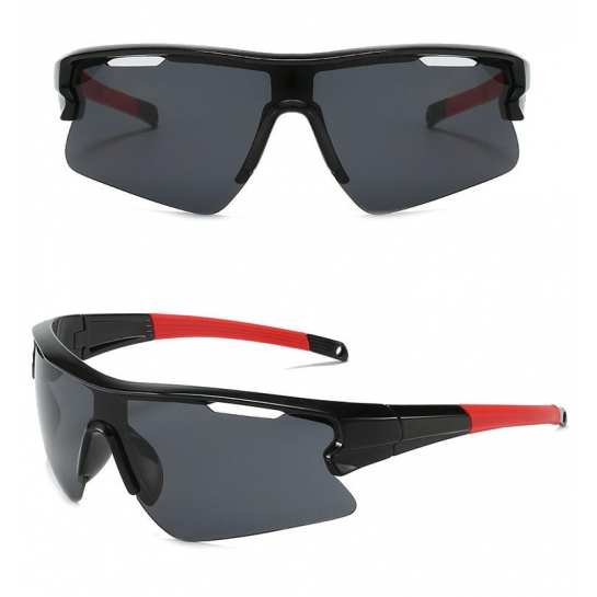 Sportowe okulary przeciwsłoneczne z filtrem UV400 Black/Red SVM-12