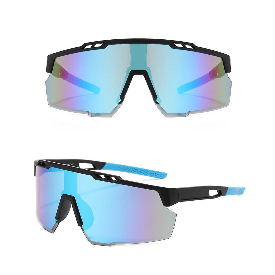 Sportowe okulary przeciwsłoneczne z filtrem UV400 Black/Blue SVM-13B
