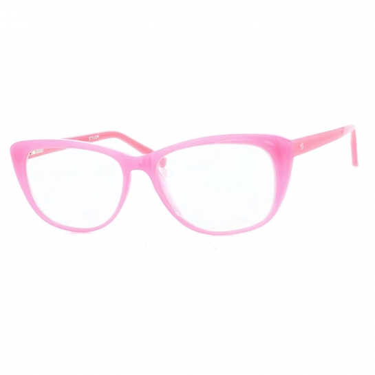 Damskie Okulary zerówki korekcyjne oprawki kocie oczy STAC-14B różowe