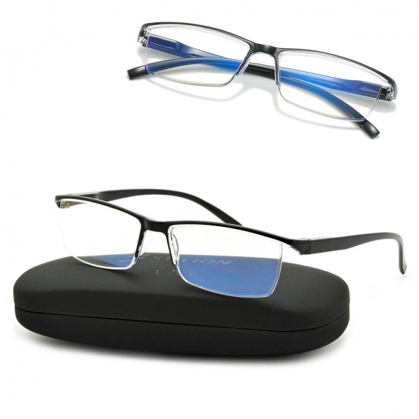 Korekcyjne okulary PLUSY moc: +3 z filtrem BLUE LIGHT do komputera i czytania ST313