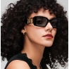 Damskie okulary przeciwsłoneczne z filtrem UV400 black/gold ST-MAX5