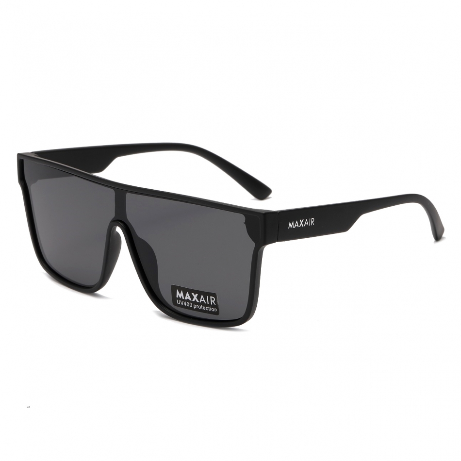 Męskie okulary przeciwsłoneczne pełne MAXAIR z filtrem UV400 czarne ST-MAX3