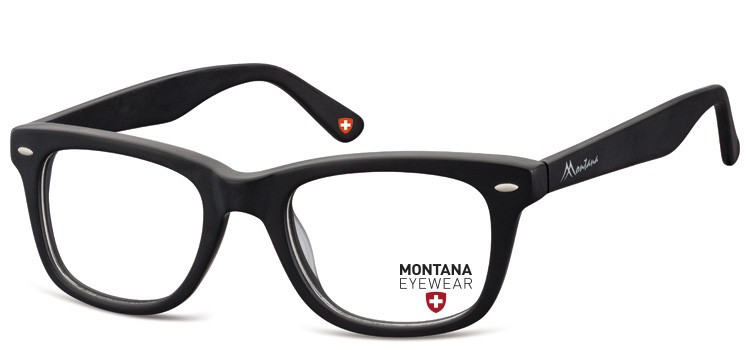 Okulary oprawki optyczne, korekcyjne Montana MA83 nerdy  czarne