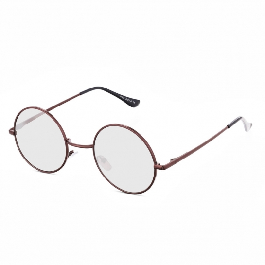 Okulary Lenonki przeciwsłoneczne okrągłe hippie retro T3310F
