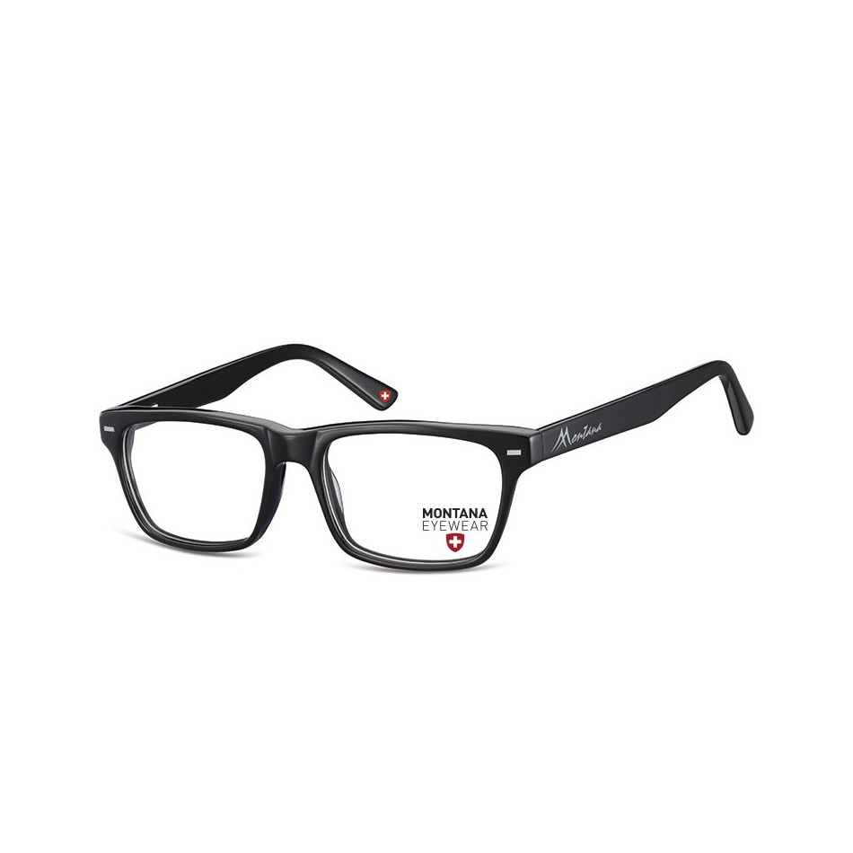 Okulary oprawki optyczne, korekcyjne Montana MA73 nerdy  czarne