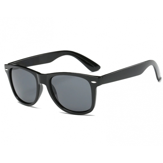 Klasyczne okulary przeciwsłoneczne czarne nerdy męskie i damskie NR-71