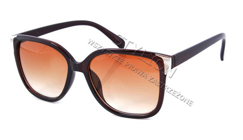 Okulary damskie przeciwsłoneczne CO-475b brąz