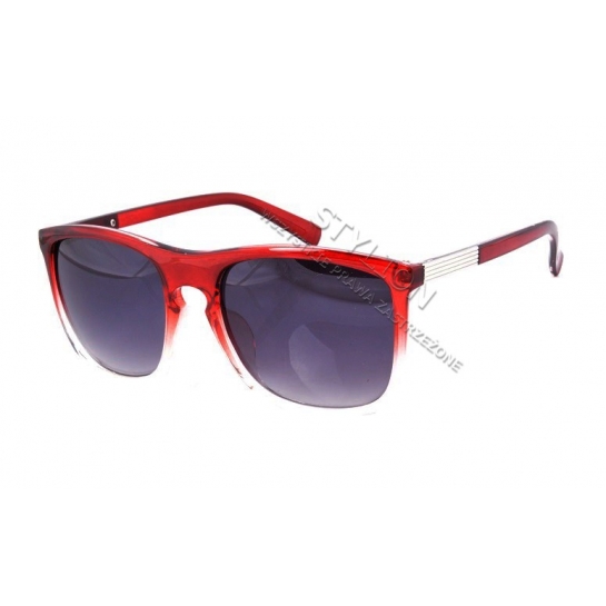 Okulary damskie przeciwsłoneczne CO-417a czerwone