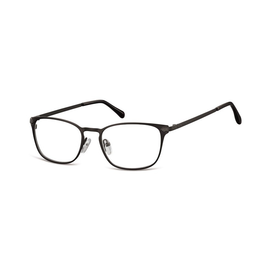 Oprawki okularowe kocie oczy damskie stalowe Sunoptic 991 czarne