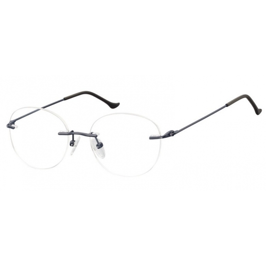 Bezramkowe Okulary Oprawki okrągłe korekcyjne Sunoptic 987C