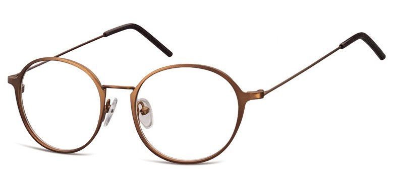 Lenonki zerowki Oprawki okulary korekcyjne 971E jasny braz