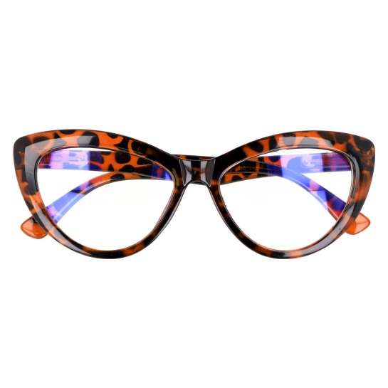 Kocie oczy Antyrefleks Zerowki okulary z filtrem Panterka 2286D