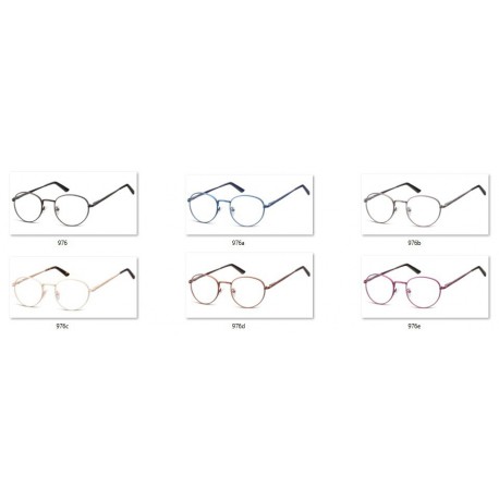 Lenonki zerowki Oprawki okulary korekcyjne 976B grafitowe