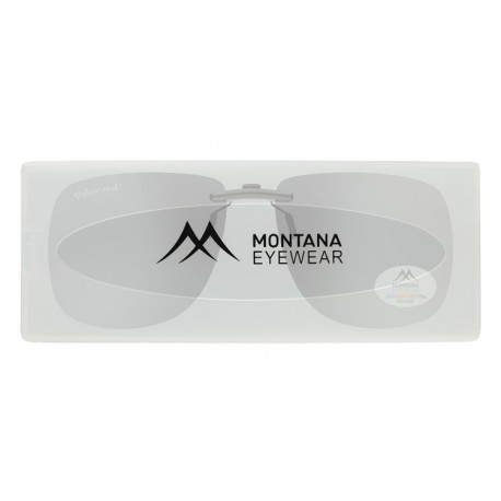 Nakładki czarne Pilotki polaryzacyjne na okulary korekcyjne Montana C4